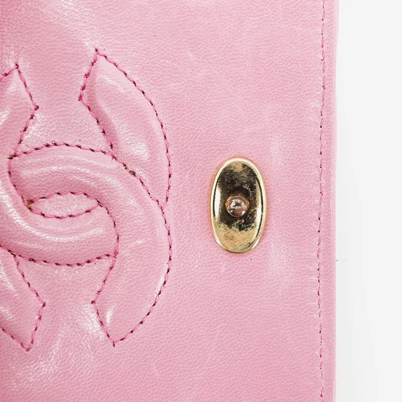 jq350-chanel-vintage-pink-lizard-skin-gold-chain-flap-bag