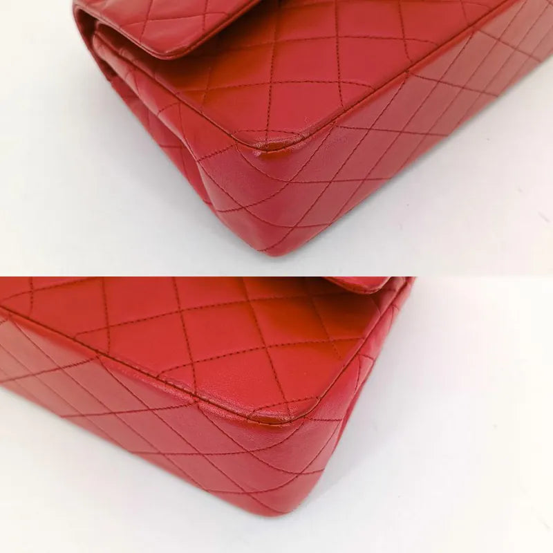 jt676-chanel-vintage-red-lambskin-25cm-classic-flap-bag