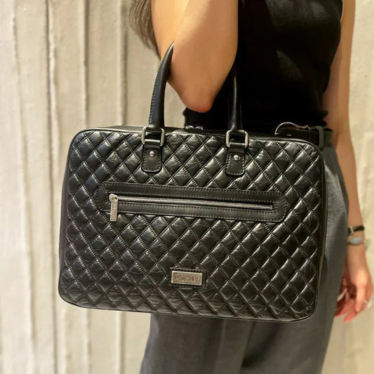 c498-chanel-vintage-black-calfskin-handbag