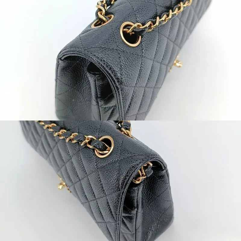 c398-chanel-vintage-black-caviar-leather-25cm-classic-flap-bag