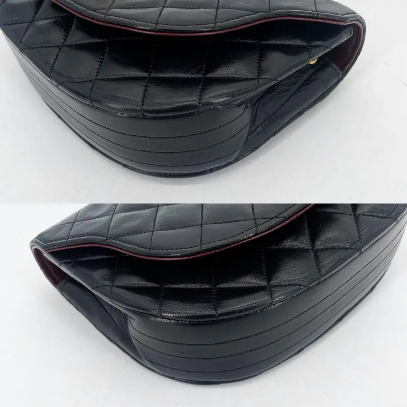 jw871-chanel-vintage-black-lambskin-half-moon-flap-bag