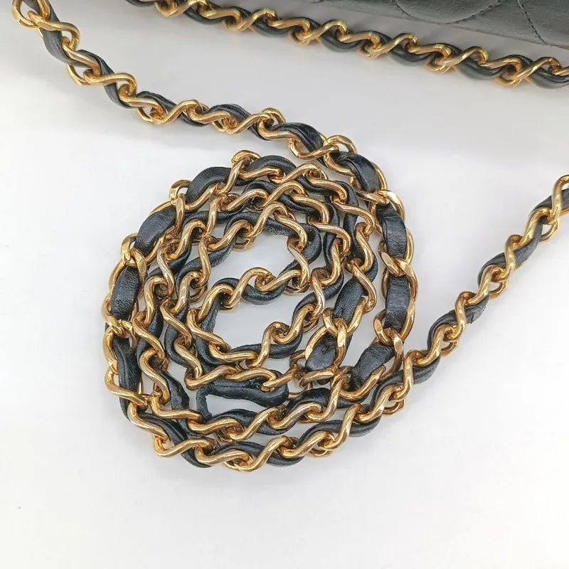 c379-chanel-vintage-black-lambskin-quilted-flap-bag