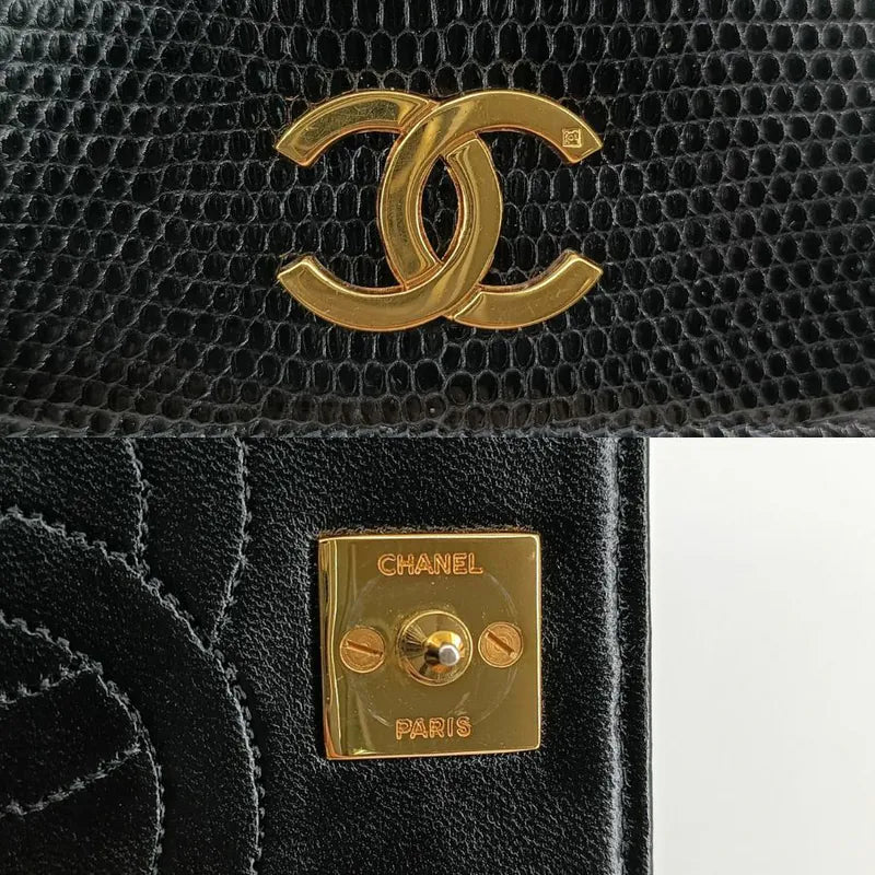jah157-chanel-vintage-black-lizard-skin-full-flap
