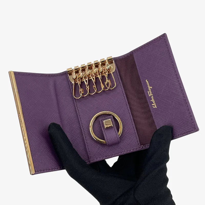 jy312-salvatore-ferragamo-vintage-purple-leather-key-bag