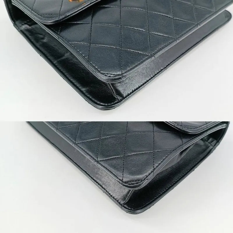 jah83-chanel-vintage-black-lambskin-double-turnlock-flap-bag