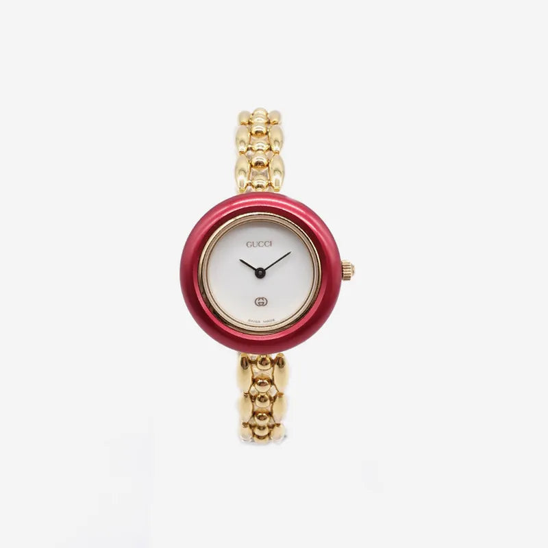 jq091-gucci-vintage-gold-plated-chain-with-bezels-watch