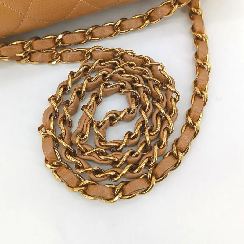 c456-chanel-vintage-beige-caviar-leather-23cm-classic-flap-bag