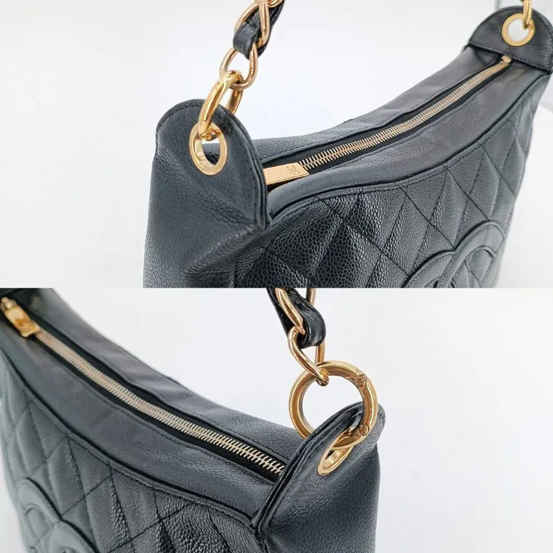 rb425-chanel-vintage-black-caviar-leather-quilted-chain-handbag