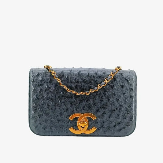 jt225-chanel-vintage-black-ostrichskin-full-flap-bag