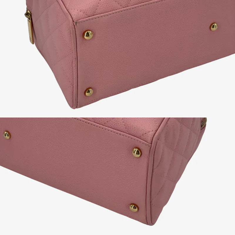 jw594-chanel-vintage-pink-caviar-leather-boston-bag