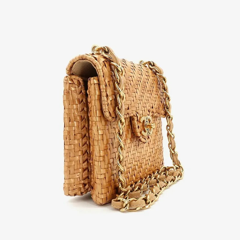 jr919-chanel-vintage-brown-rattan-17cm-mini-square-flap-bag