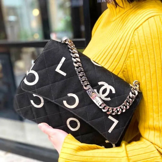 js535-chanel-vintage-black-cotton-handbag