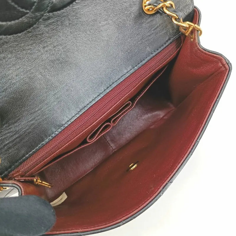 jt099-chanel-vintage-black-lambskin-20cm-mini-square-flap-bag