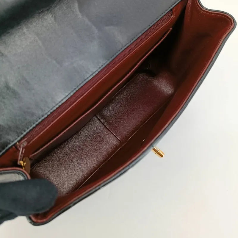 js040-chanel-vintage-black-lambskin-vertical-flap-bag