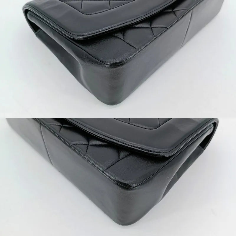 ju221-chanel-vintage-black-lambskin-25cm-diana-flap-bag