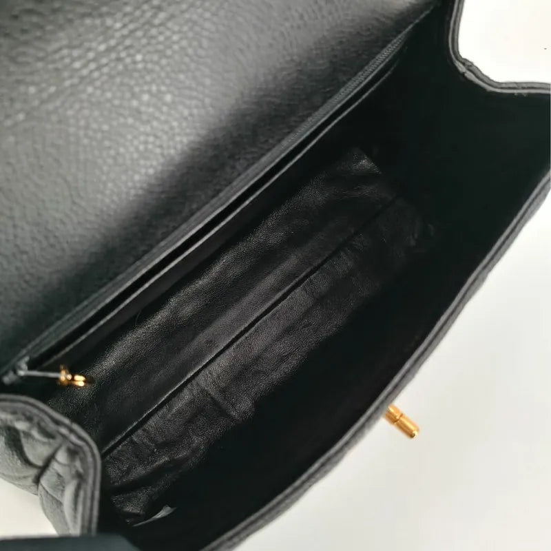 c394-chanel-vintage-black-caviar-leather-quilted-kelly-handbag