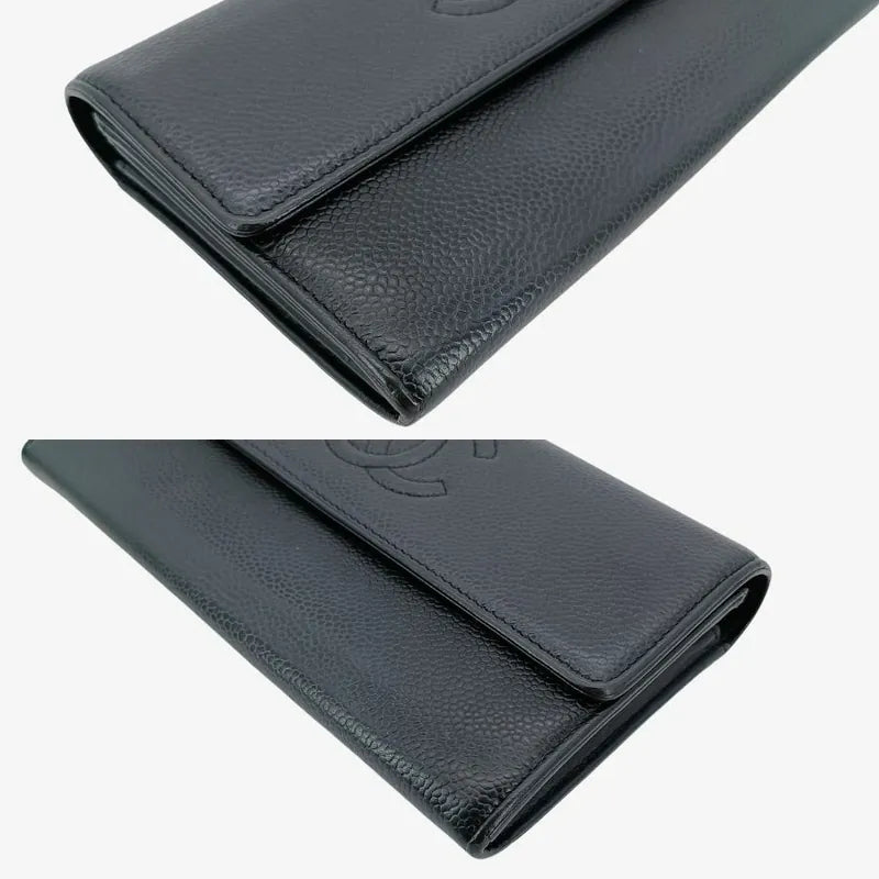 jr543-chanel-black-caviar-leather-long-flap-wallet