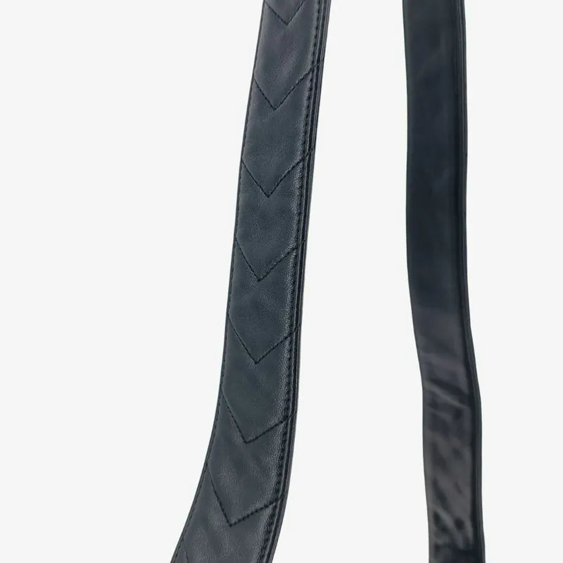 rb664-chanel-vintage-black-lambskin-chevron-flap-bag