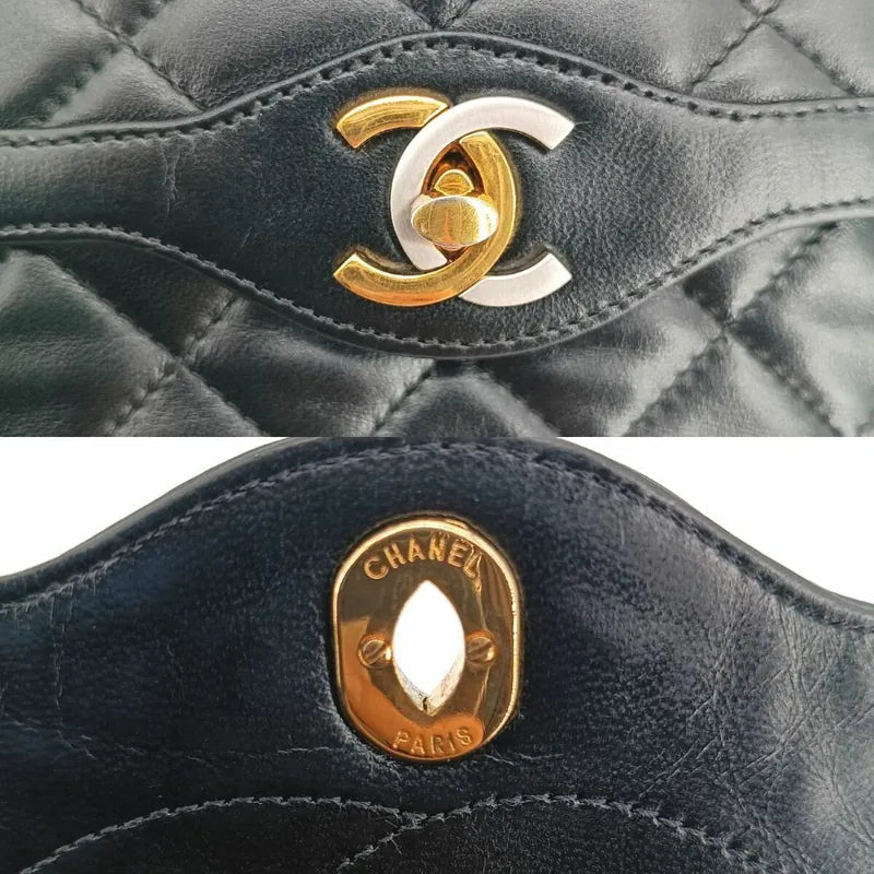 jr529-chanel-vintage-black-lambskin-paris-limited-flap-bag
