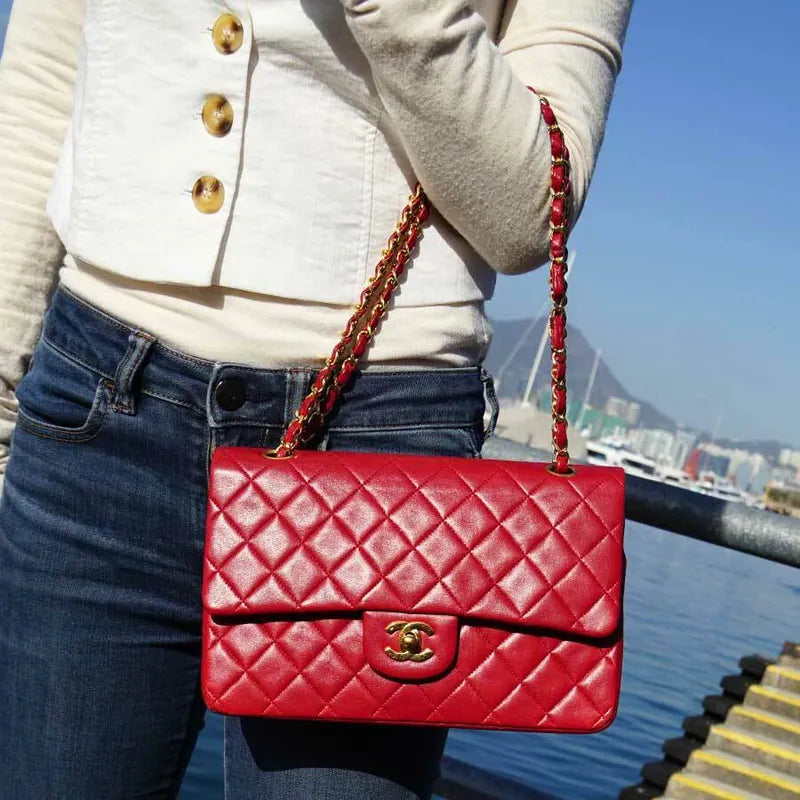 c275-chanel-vintage-red-lambskin-25cm-classic-flap-bag
