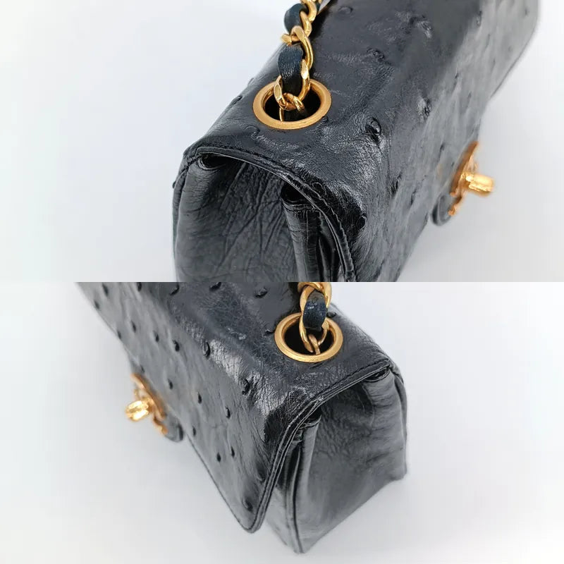 sh019-chanel-vintage-black-ostrichskin-17cm-mini-square-flap-bag