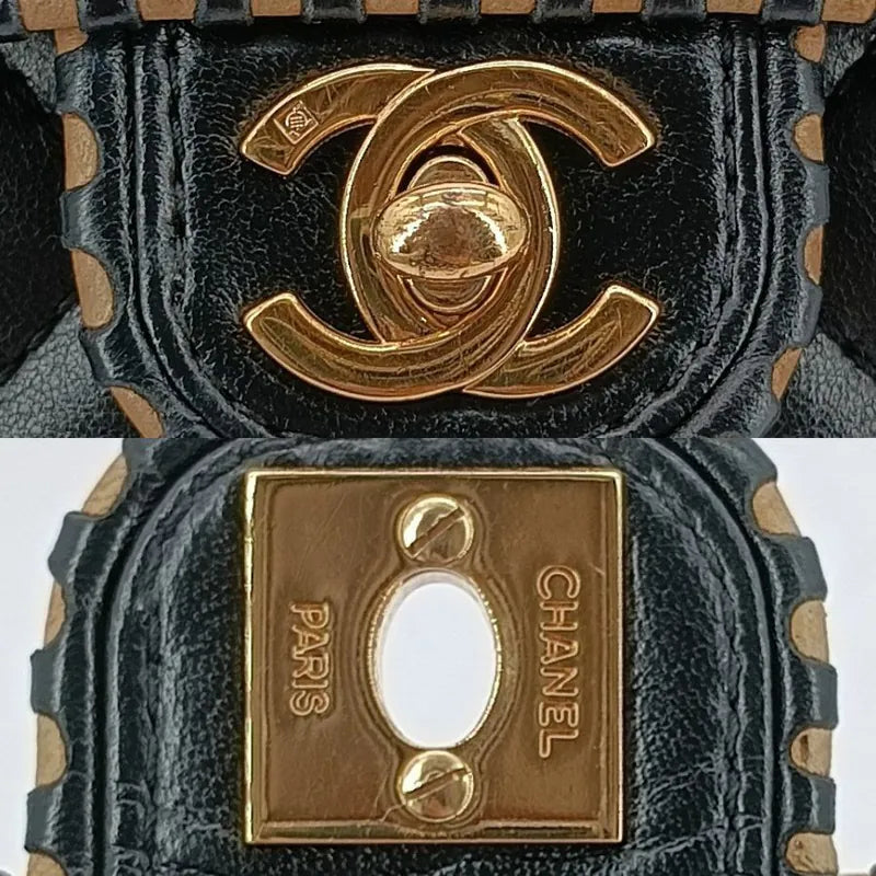 ju307-chanel-vintage-black-lambskin-flap-bag