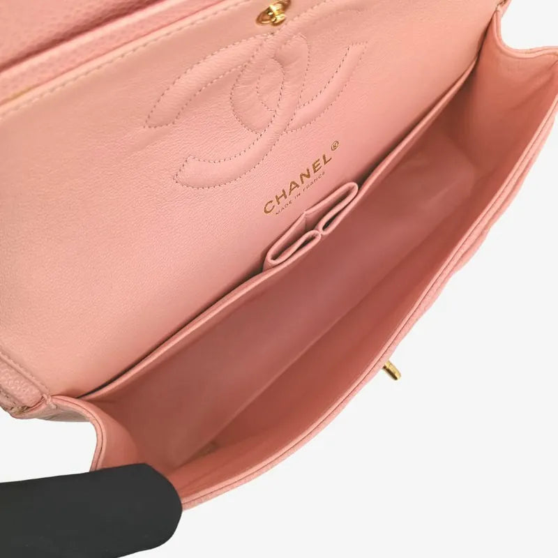 c373-chanel-vintage-pink-caviar-leather-25cm-classic-flap-bag