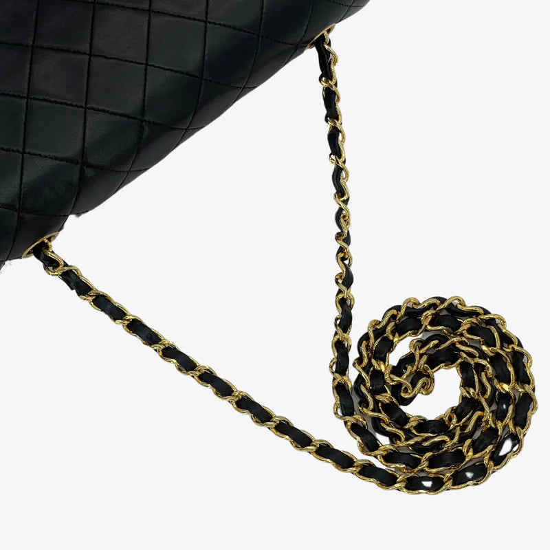c542-chanel-vintage-black-lambskin-full-flap-bag