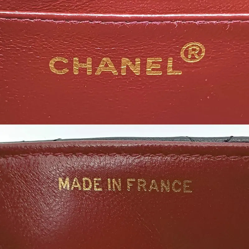 js529-chanel-vintage-black-lambskin-25cm-diana-flap-bag