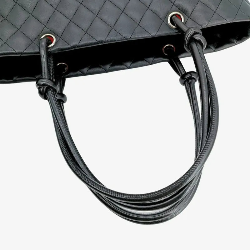 jt344-chanel-vintage-black-calfskin-cambon-tote-bag