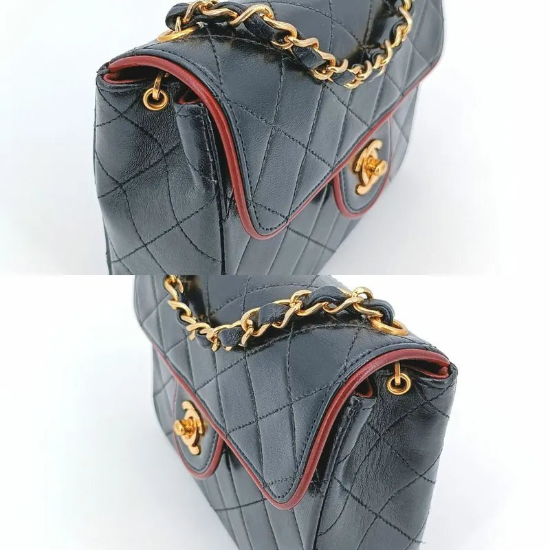 js657-chanel-vintage-black-lambskin-17cm-mini-square-flap-bag