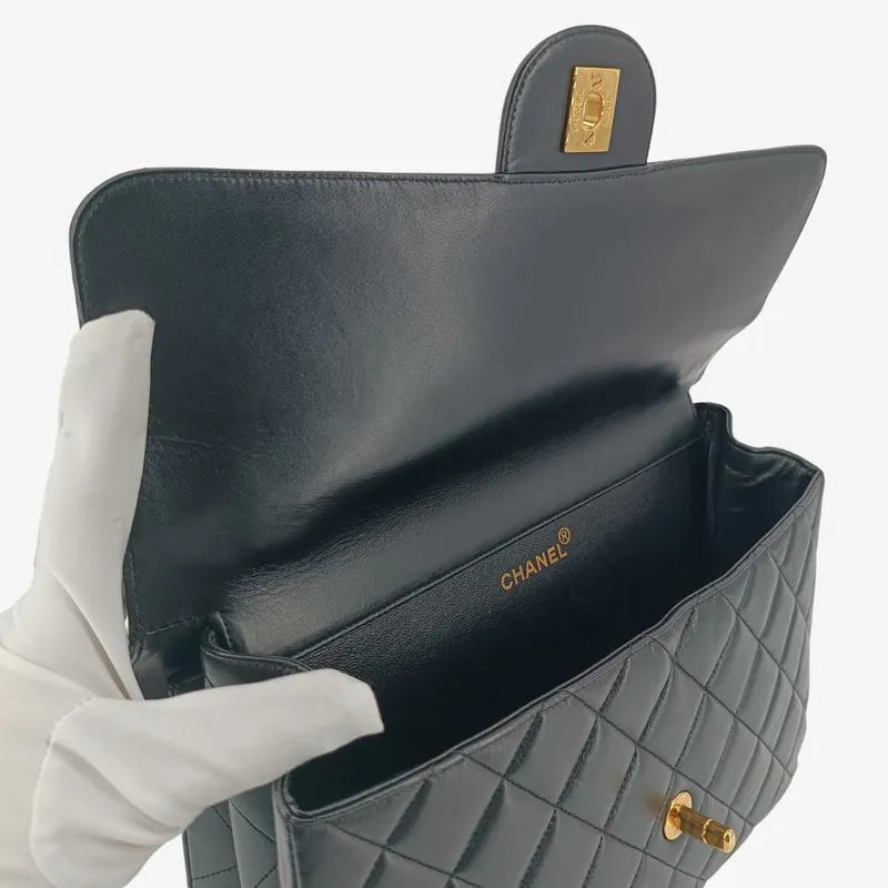 rb742-chanel-vintage-black-lambskin-double-side-jumbo-flap-bag