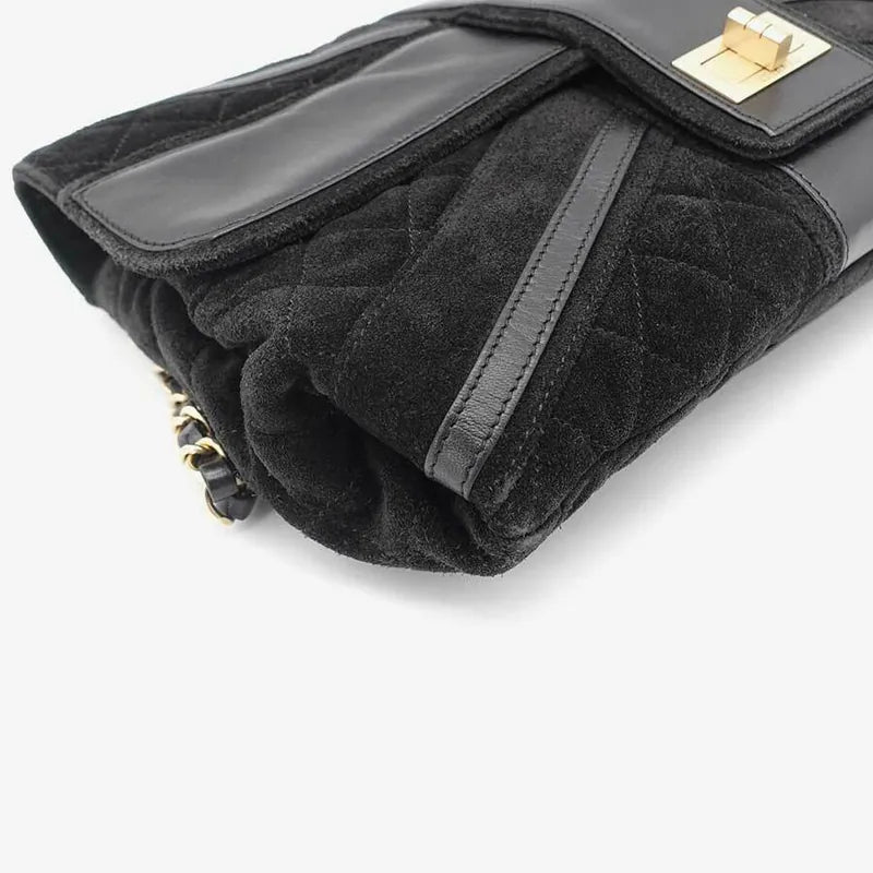 js302-chanel-black-suede-255-flap-bag