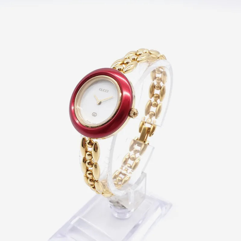 jq091-gucci-vintage-gold-plated-chain-with-bezels-watch