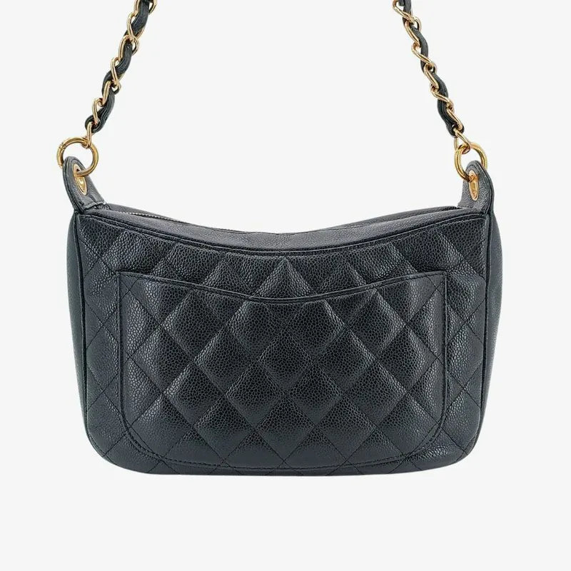 rb425-chanel-vintage-black-caviar-leather-quilted-chain-handbag