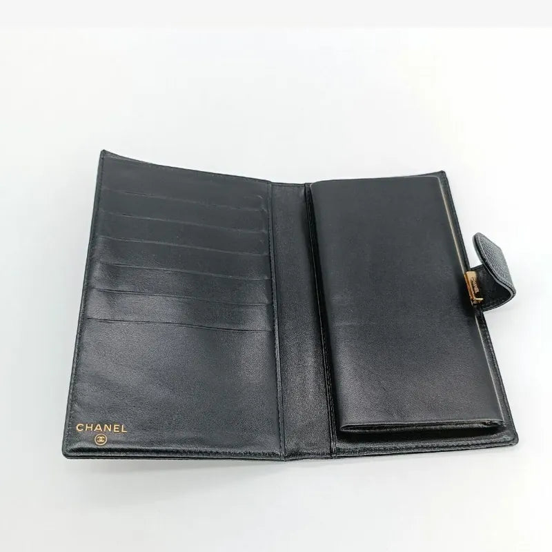 jr553-chanel-vintage-black-caviar-leather-wallet