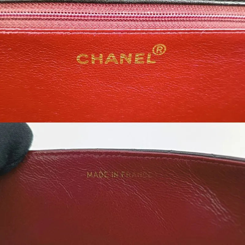 jt149-chanel-vintage-black-lambskin-quilted-flap-bag