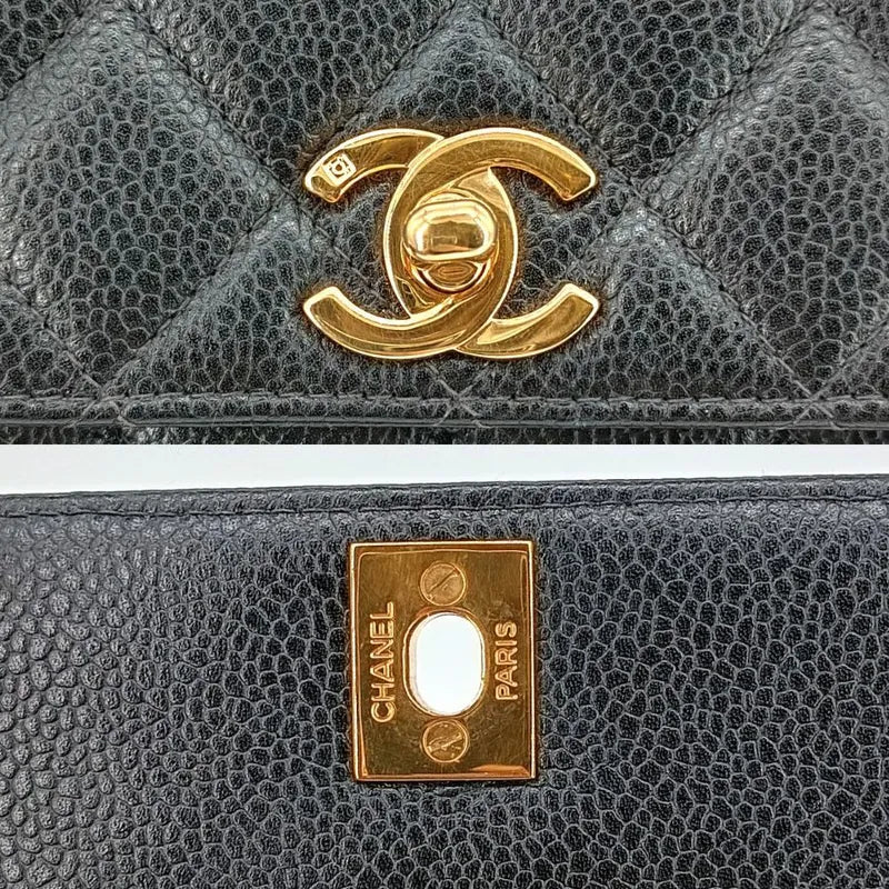 c394-chanel-vintage-black-caviar-leather-quilted-kelly-handbag
