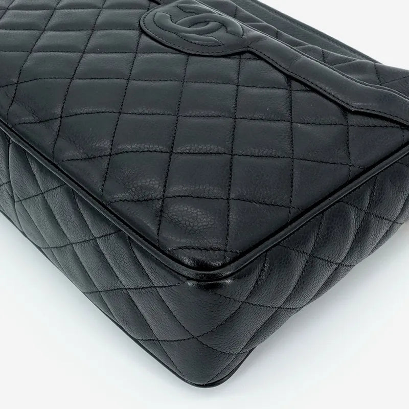 jm888-chanel-vintage-black-caviar-leather-tassel-camera-bag