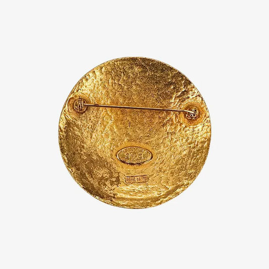 rc364-chanel-vintage-round-gold-plated-brooch