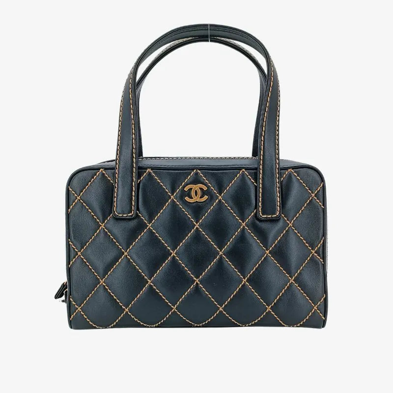 ra718-chanel-vintage-black-calfskin-wild-stitch-handbag