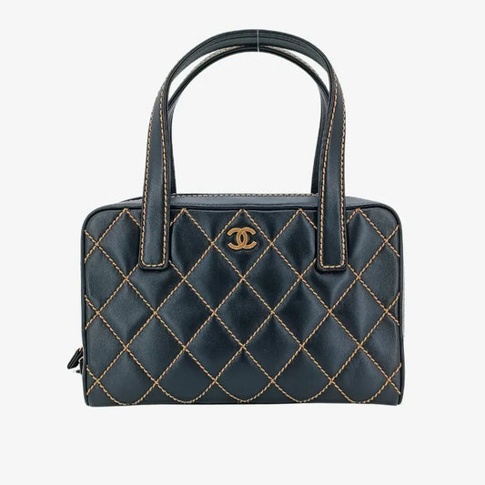 ra718-chanel-vintage-black-calfskin-wild-stitch-handbag