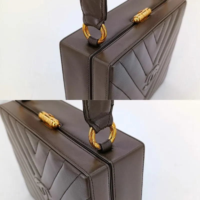 rb146-chanel-vintage-dark-brown-lambskin-chevron-box-bag