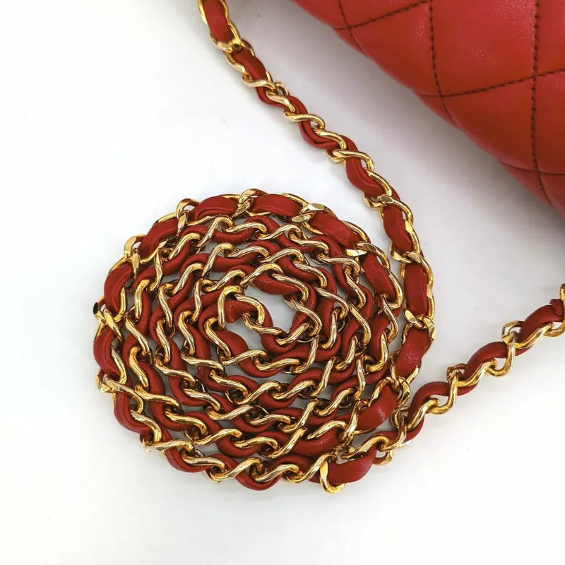 c409-chanel-vintage-red-lambskin-half-moon-flap-bag