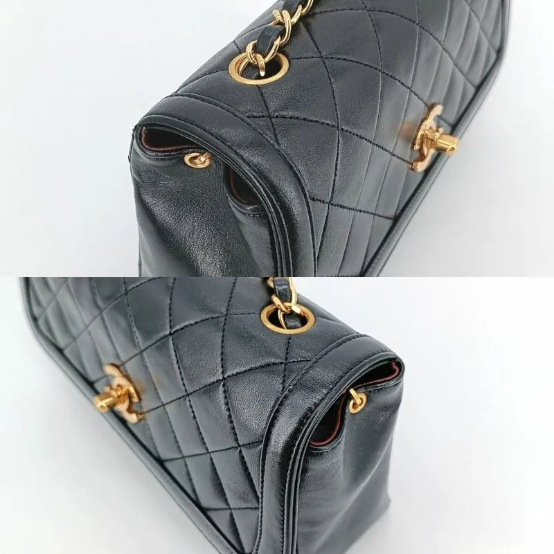 ra210-chanel-vintage-black-lambskin-quilted-flap-bag