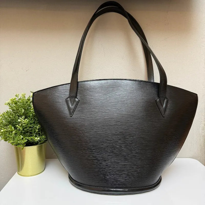 ju264-louis-vuitton-vintage-black-shell-tote-bag