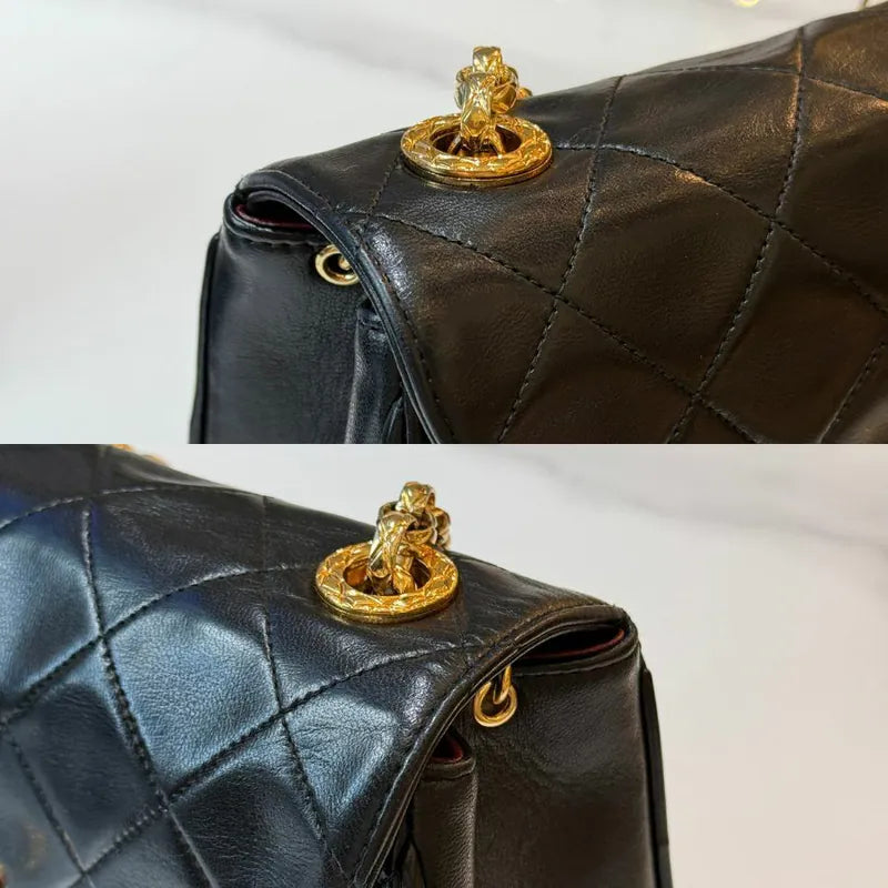 rc658-chanel-vintage-black-lambskin-gold-chain-flap-bag