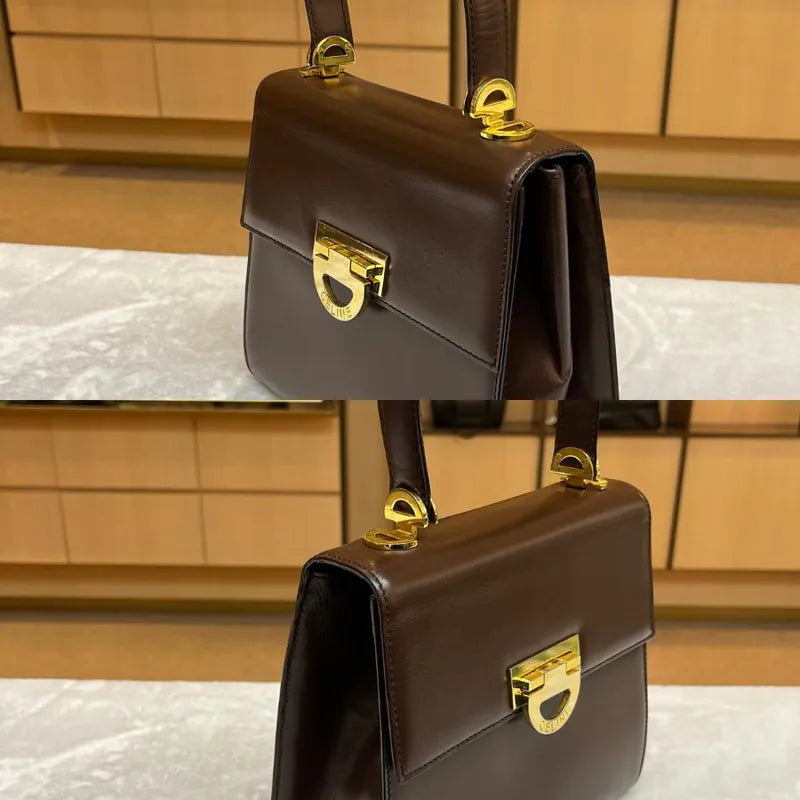 rc847-celine-vintage-brown-leather-handbag