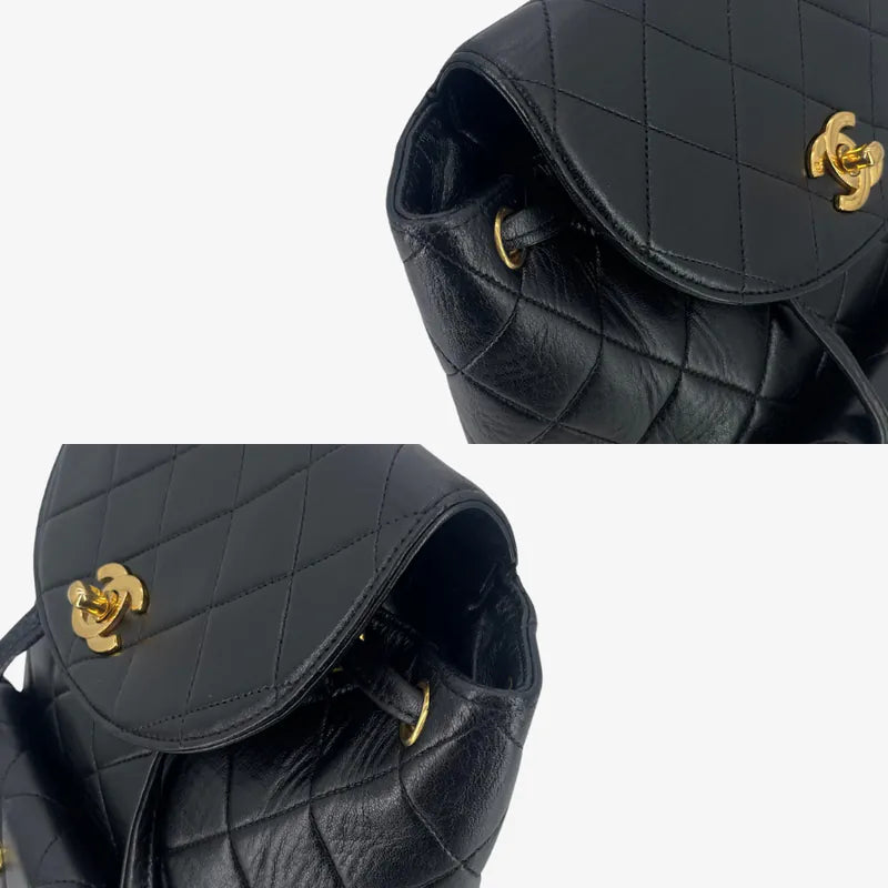 jx870-chanel-vintage-black-lambskin-duma-backpack