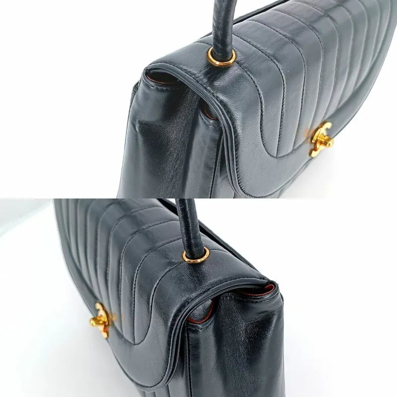 jt659-chanel-vintage-black-lambskin-vertical-flap-bag